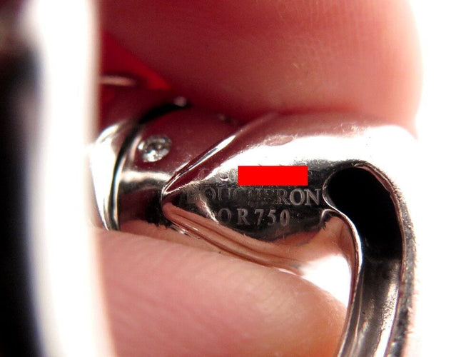 Bague 53 bague BOUCHERON trouble serpent or blanc 58 Facettes 261346