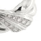 Bague 54 Bague bandeau or blanc diamants 58 Facettes 29354
