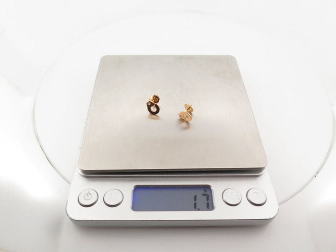 Boucles d'oreilles boucles d'oreilles DINH VAN puces menottes r7.5 or diamant 58 Facettes 264594