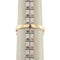 Bague 57 Bague ronde en or jaune avec diamants 58 Facettes 36100