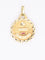 Pendentif Médaille amour Augis ronde Plus hier Moins que demain or jaune rubis 58 Facettes 1140.4