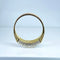 Bague 55 Bague jonc en or jaune 18 carats sertie de 5 diamants, vers 1900 58 Facettes AB512