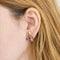 Boucles d'oreilles Boucles d'oreilles or jaune amethyste 58 Facettes LP941/BET