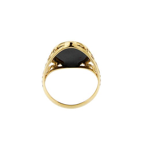 Bague 62 Bague bouclier en or jaune pour homme 58 Facettes 33408