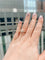 Antique cushion diamond ring 58 Facettes