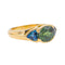 Bague 48 Bague Trilogie Or jaune Saphir vert 58 Facettes 3757182RV