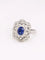 Bague 60 Bague Art Déco saphir diamants 58 Facettes J605
