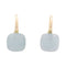 Boucles d'oreilles Boucles d'oreilles Pomellato, "Nudo" or jaune, aigue-marine laiteuse. 58 Facettes 33779