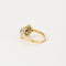 Bague 56 Bague ancienne or et platine, saphir 1 carat et diamants. 58 Facettes