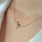 Collier Collier en or jaune  et rubis 58 Facettes 32891