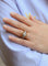 Bague Bague dome en or jaune, platine et diamant 1 carat 58 Facettes 898