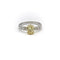 Bague 52 Bague ovale en or diamant jaune et diamant 58 Facettes