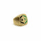 Bague Chevalière en or 18 carats avec émail gravé à la main et motif symétrique 58 Facettes