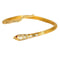 Bracelet Jonc Serpent, or jaune et rubis 58 Facettes LF13