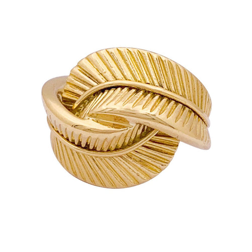 Bague 44 Bague Van Cleef & Arpels, "Plume", or jaune. 58 Facettes 33859