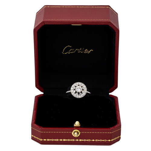 Bague 57 Cartier Bague Art déco Platine Diamant 58 Facettes 2826017CN