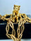 Collier Cartier - Collier « C de Cartier » et pendentif panthère de Cartier, or jaune et diamants 58 Facettes AB435