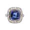 Bague 51 Bague Or blanc Saphir 58 Facettes 3332908CN