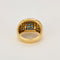 Bague 54 Bague boule or jaune, saphir et diamants 58 Facettes RAM28445