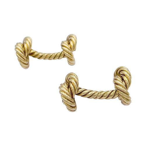 Boutons de manchette Boutons de manchette Hermès "Noeuds". 58 Facettes 32566