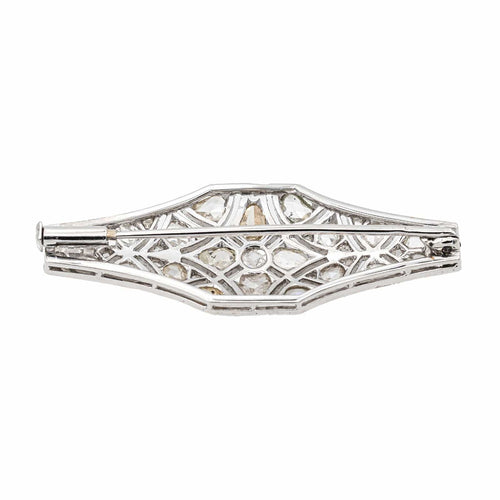 Broche Broche Epingle Or blanc Diamant 58 Facettes 3376672CN