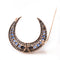 Broche Broche croissant saphirs et diamants 58 Facettes 14-104