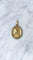 Pendentif Médaille Vierge or et perles fines 58 Facettes