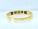 55 Bague en or jaune et saphirs 58 Facettes AB569