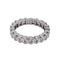 Bague 53 Alliance tour complet 21 Diamants 58 Facettes