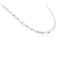 Collier Collier rivière platine, diamants baguettes. 58 Facettes 33184
