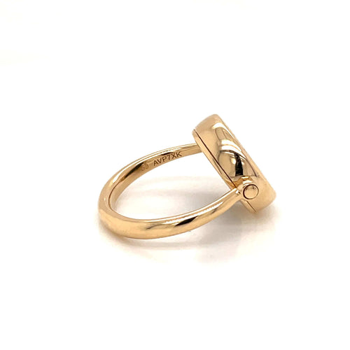 Bague Bulgari Monete Ancient Coin Gold Flip Ring 58 Facettes