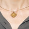 Pendentif Médaille vierge Marie or jaune 58 Facettes CHA01783