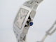 Montre montre CARTIER santos demoiselle 26 mm quartz acier palladie 58 Facettes 264346
