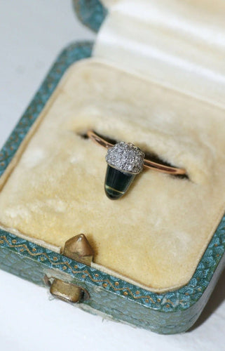 Bague 54.5 Bague Noisette Saphir et Diamants 58 Facettes