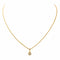 Bague Collier Solitaire Or jaune Diamant 58 Facettes 3574960CN
