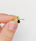 Bague 55 Bague toi et moi vintage or jaune 18k saphirs jaune et bleu 58 Facettes A06006