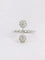 Bague 56 Bague toi et moi or blanc diamants taille ancienne 58 Facettes J190