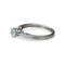 Bague 54 Solitaire or blanc 58 Facettes 282