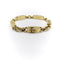 Bracelet Bracelet vintage en or 18 carats avec barres et maillons alternés 58 Facettes
