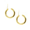 Boucles d'oreilles Boucles d'oreilles créoles en or jaune 58 Facettes 38302