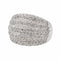 Bague 54 Bague Jonc Or blanc Diamant 58 Facettes 2841920CN