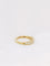 Bague 53.5 Demi-alliance vintage en or et diamants en serti clos 58 Facettes J153