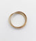 Bague 56 Bague alliance entremêlée trois or 18k finement ciselée à motifs de croisillons vintage 58 Facettes A04788