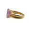 Bague 57 Bague or jaune et améthyste 58 Facettes