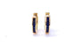 Boucles d'oreilles Créoles or jaune et saphir 58 Facettes Creol.Saph.1693