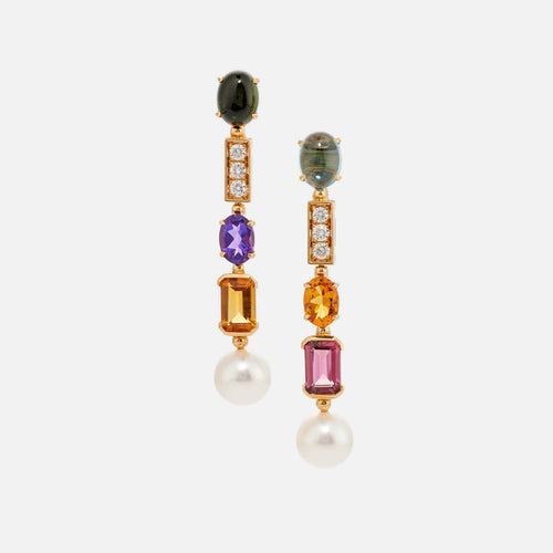 Boucles d'oreilles BULGARI - Boucles d'oreilles Allegra 58 Facettes