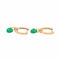 Boucles d'oreilles Boucles d'oreilles Créoles Or rose Chrysoprase 58 Facettes 3145035CN