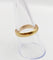 Bague 55.5 RARE Alliance jumelées victorienne or jaune 18k (circa 1872) antique 58 Facettes A06007