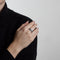Bague 60 Bague en or blanc et diamants 58 Facettes 2548