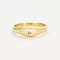 Bague 57 Bague Jonc Anglais Diamant Or Jaune 58 Facettes